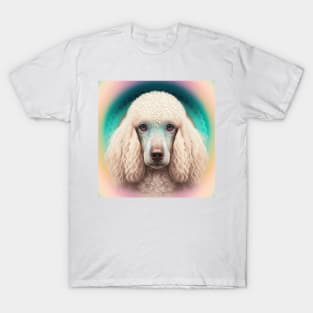 A Fractal Design of A Standard Poodle T-Shirt